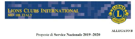 Proposte Service Nazionale