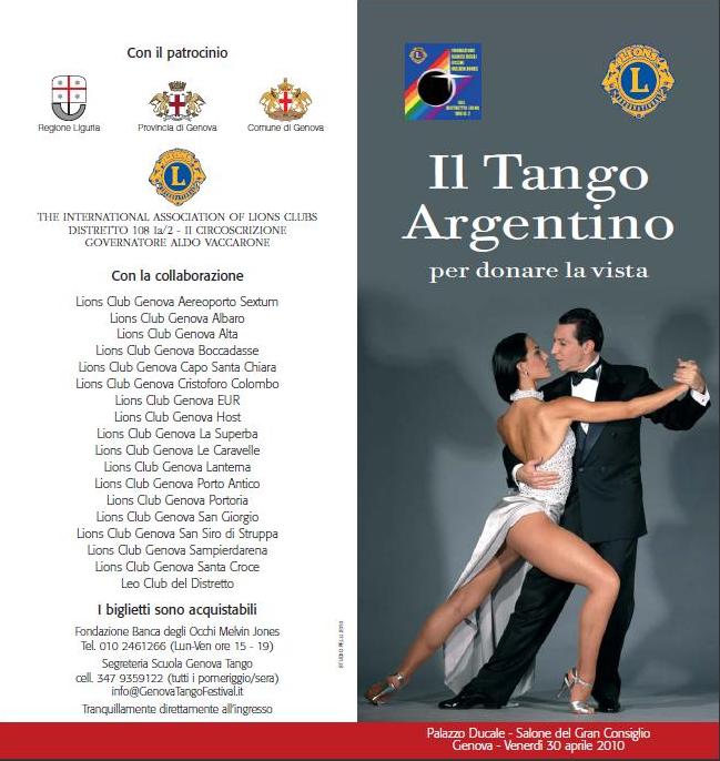 Locandina tango Argentino Fronte