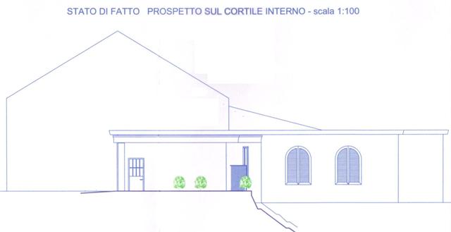 Progetto - cortile