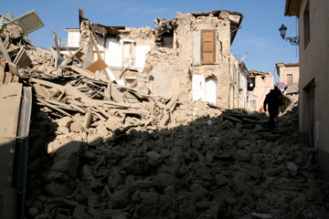 Terremoto a Villa Sant'Angelo