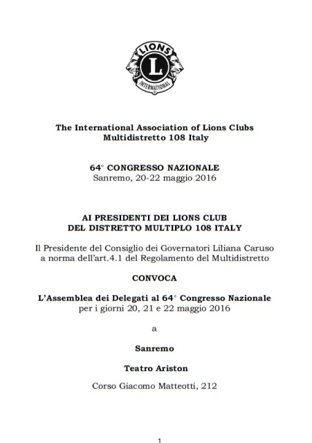 Convocazione Assemblea