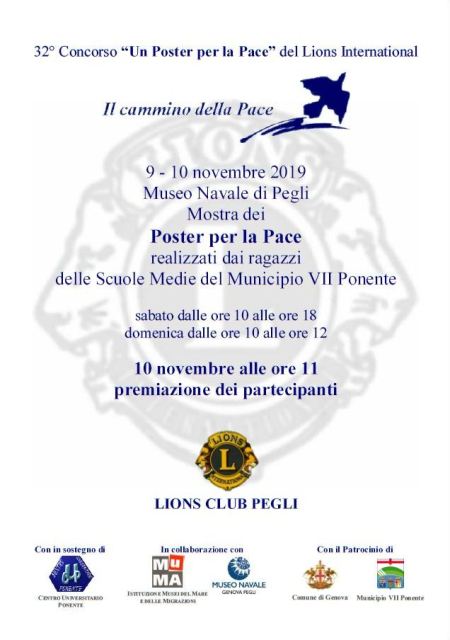 Locandina mostra Poster per la Pace