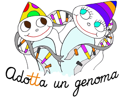 Logo "Adotta un Genoma"